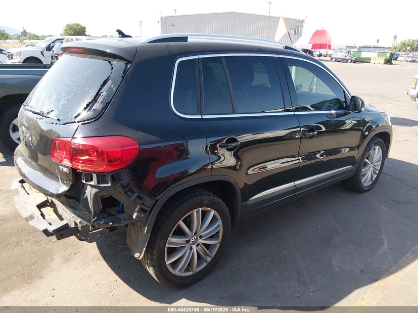 2016 Volkswagen Tiguan VIN WVGAV7AX5GW528324 IAAI salvage auction — REAR END, Salvage (Utah), sold $1,350 on 2026-07-30 (photo 4)