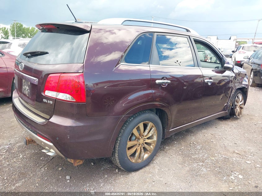 2013 Kia Sorento VIN 5XYKWDA23DG341861 IAAI salvage auction — RIGHT FRONT, Salvage Title, sold $650 on 2026-07-08 (photo 4)
