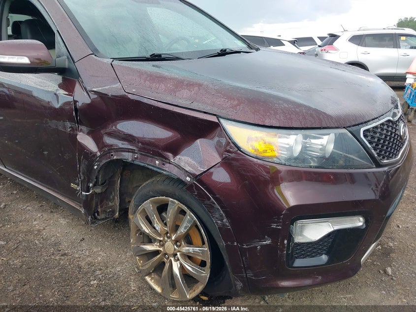 2013 Kia Sorento VIN 5XYKWDA23DG341861 IAAI salvage auction — RIGHT FRONT, Salvage Title, sold $650 on 2026-07-08 (photo 6)