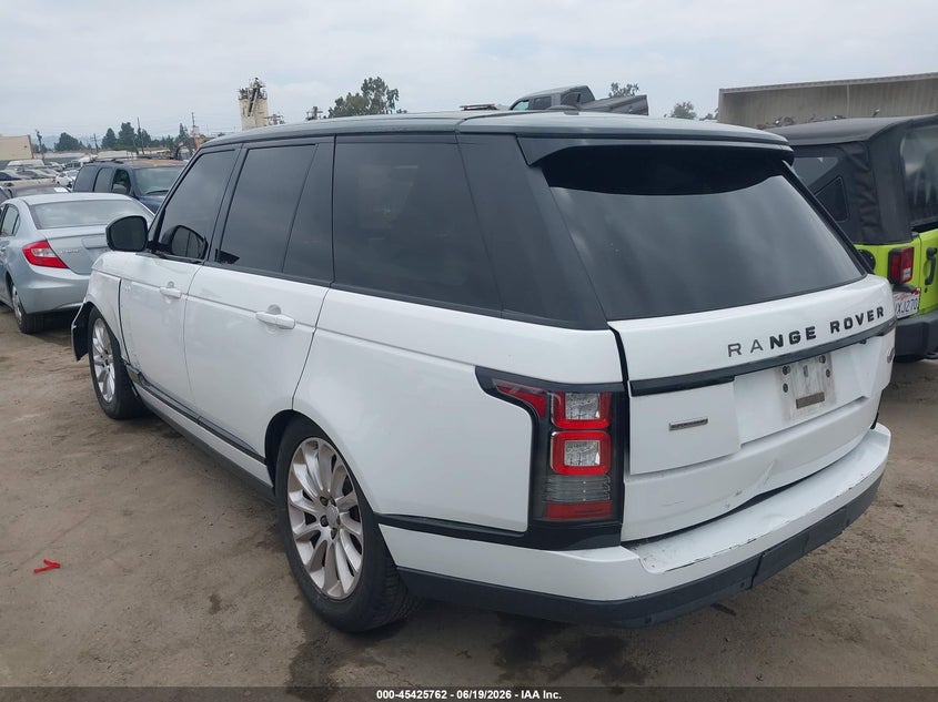 2016 Land rover RANGE ROVER VIN SALGS2EF2GA307877 IAAI salvage auction — LEFT FRONT, Salvage Title, sold $3,650 on 2026-07-22 (photo 3)