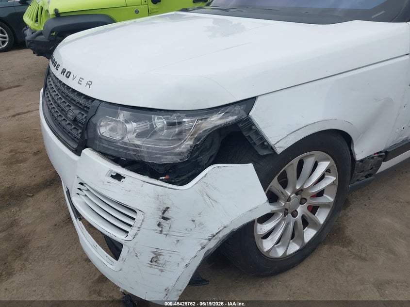 2016 Land rover RANGE ROVER VIN SALGS2EF2GA307877 IAAI salvage auction — LEFT FRONT, Salvage Title, sold $3,650 on 2026-07-22 (photo 6)