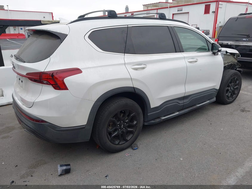 2022 Hyundai Santa fe VIN 5NMS64AJ8NH421090 IAAI salvage auction — FRONT END, Salvage Title, sold $5,100 on 2026-08-27 (photo 4)