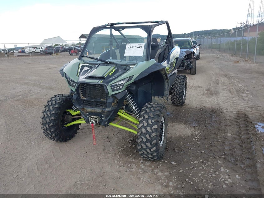 2024 Kawasaki Teryx VIN JKARFCC11RB503687 IAAI salvage auction — FRONT END, Salvage Title, sold $7,400 on 2026-08-18 (photo 2)