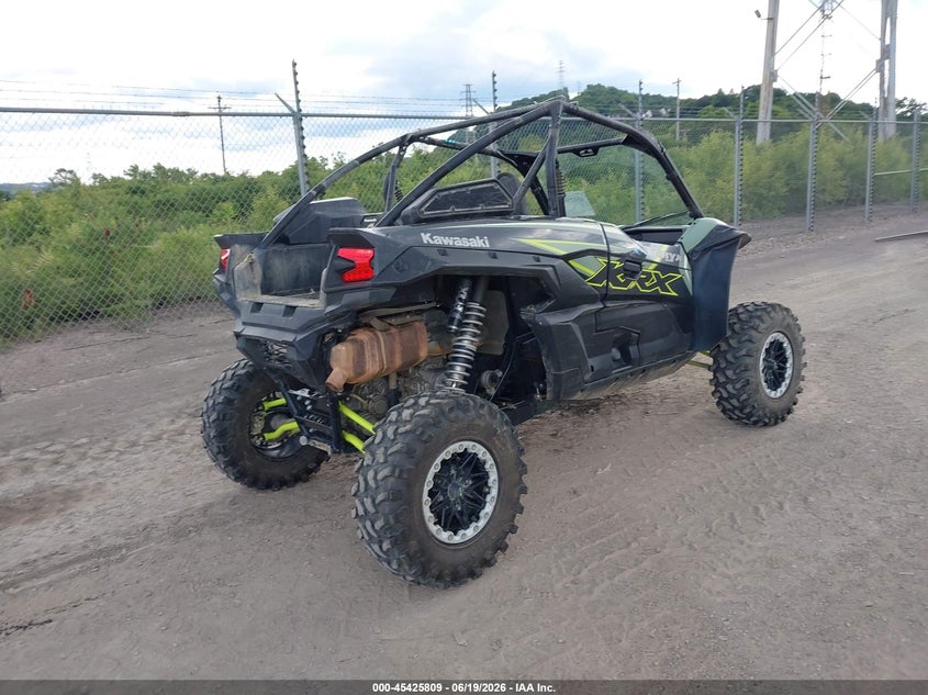 2024 Kawasaki Teryx VIN JKARFCC11RB503687 IAAI salvage auction — FRONT END, Salvage Title, sold $7,400 on 2026-08-18 (photo 4)
