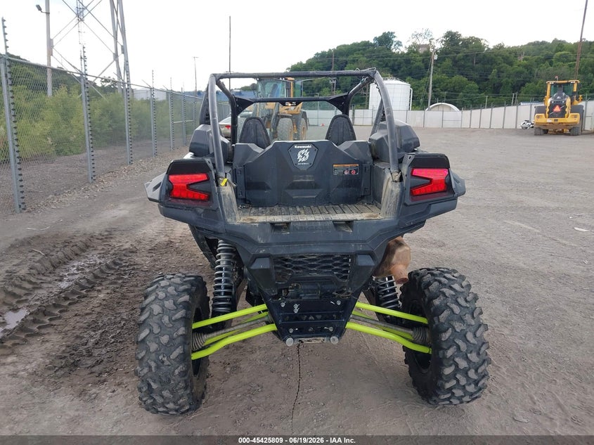 2024 Kawasaki Teryx VIN JKARFCC11RB503687 IAAI salvage auction — FRONT END, Salvage Title, sold $7,400 on 2026-08-18 (photo 6)
