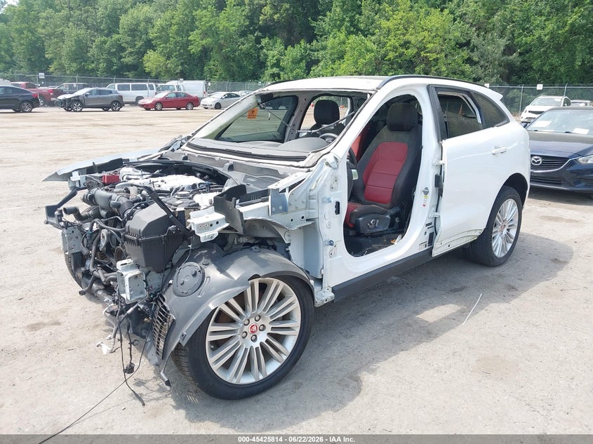 2017 Jaguar F-pace VIN SADCJ2BV7HA065694 IAAI salvage auction — BIO HAZARD, Regular (South Dakota), sold $700 on 2026-07-28 (photo 2)