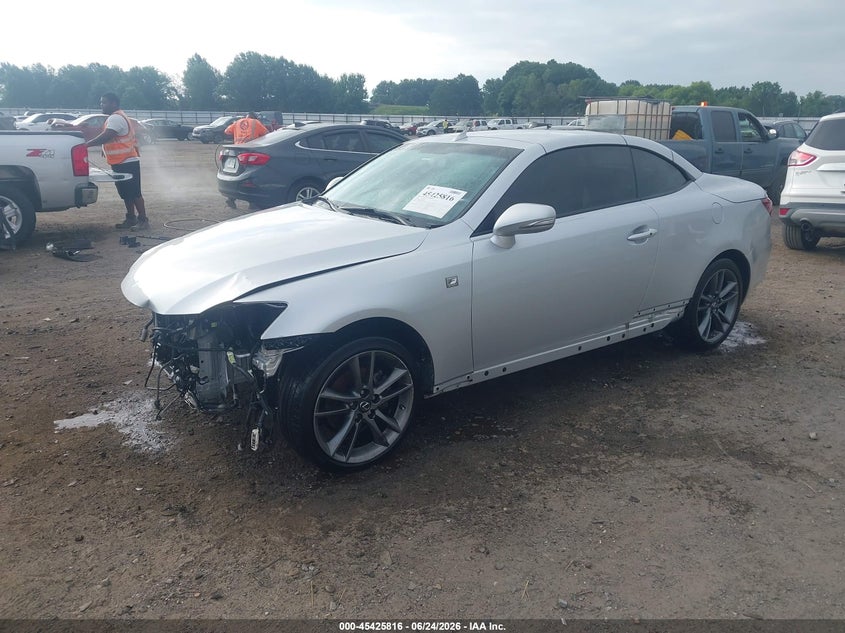 2014 Lexus Is VIN JTHFF2C20E2529816 IAAI salvage auction — FRONT END, Clear (Arkansas), sold $3,150 on 2026-07-29 (photo 2)