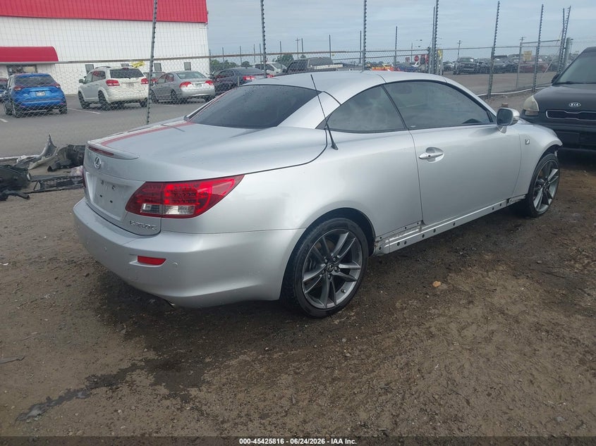 2014 Lexus Is VIN JTHFF2C20E2529816 IAAI salvage auction — FRONT END, Clear (Arkansas), sold $3,150 on 2026-07-29 (photo 4)