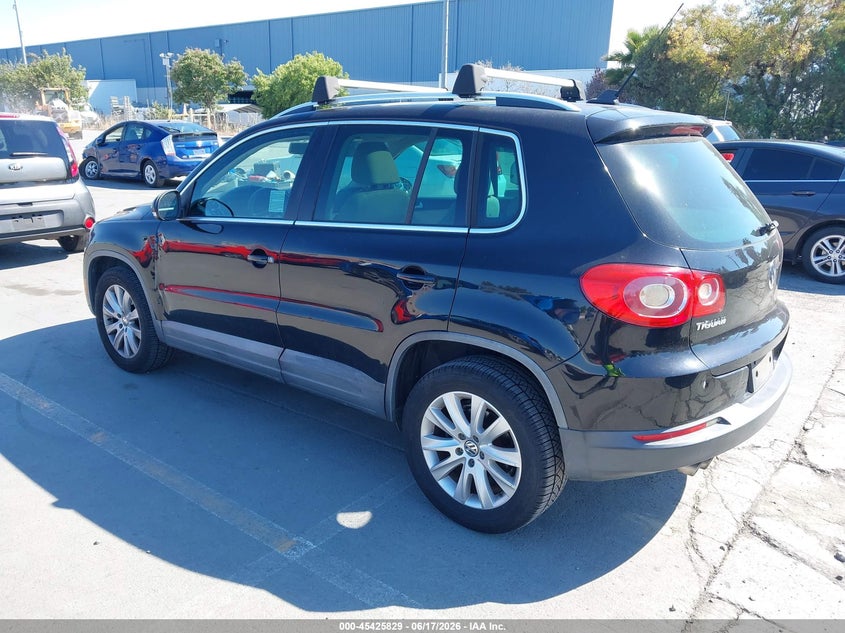 2009 Volkswagen Tiguan VIN WVGAV75N09W002307 IAAI salvage auction — NORMAL WEAR, Clear - Dealer Only (California), sold $400 on 2026-07-20 (photo 3)