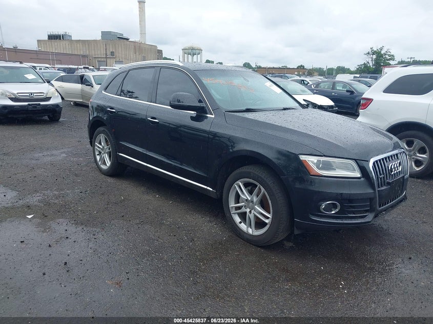 2016 Audi Q5 VIN WA1L2AFP0GA036464 IAAI salvage auction — NORMAL WEAR, Clear (New Jersey), sold $1,250 on 2026-07-29 (photo 1)