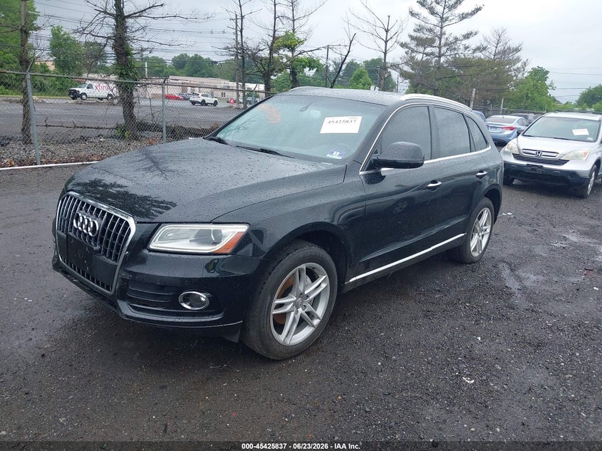 2016 Audi Q5 VIN WA1L2AFP0GA036464 IAAI salvage auction — NORMAL WEAR, Clear (New Jersey), sold $1,250 on 2026-07-29 (photo 2)