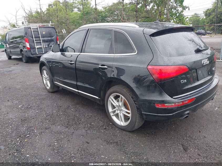 2016 Audi Q5 VIN WA1L2AFP0GA036464 IAAI salvage auction — NORMAL WEAR, Clear (New Jersey), sold $1,250 on 2026-07-29 (photo 3)