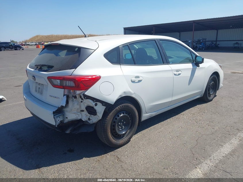 2022 Subaru Impreza VIN 4S3GTAB60N3700751 IAAI salvage auction — RIGHT REAR, Salvage Title, sold $4,375 on 2026-07-22 (photo 4)