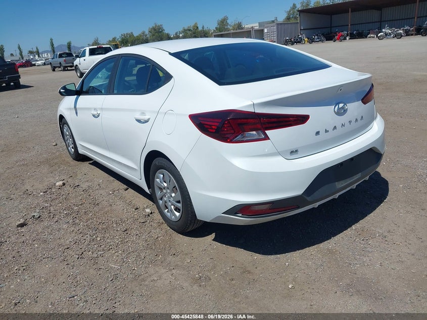 2020 Hyundai Elantra VIN 5NPD74LF4LH602914 IAAI salvage auction — REAR END, Sf97 (California), sold $9,100 on 2026-07-29 (photo 3)