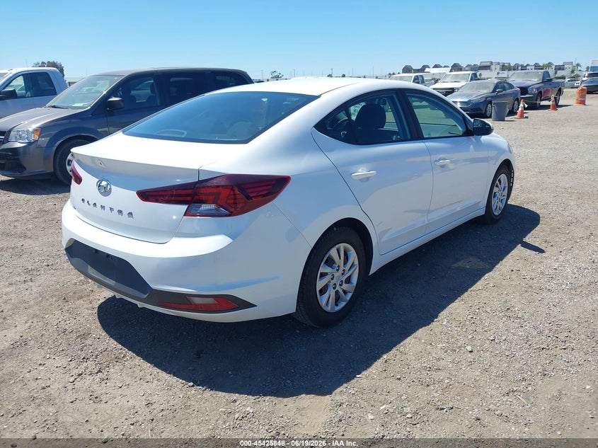 2020 Hyundai Elantra VIN 5NPD74LF4LH602914 IAAI salvage auction — REAR END, Sf97 (California), sold $9,100 on 2026-07-29 (photo 4)