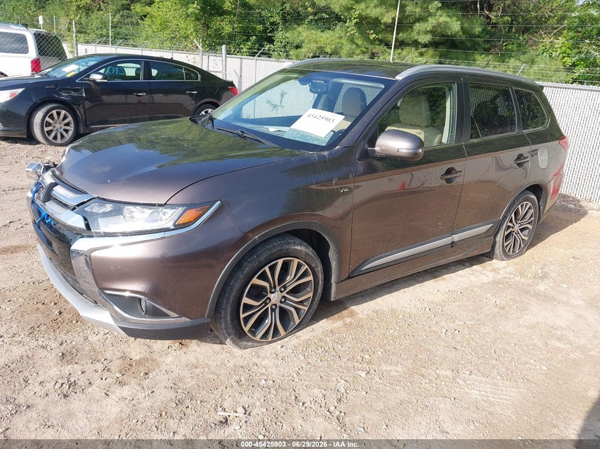 2016 Mitsubishi Outlander VIN JA4JZ4AX8GZ005587 IAAI salvage auction — FRONT END, Junk Bill Of Sale Mv2459 (Wisconsin), sold $375 on 2026-07-22 (photo 2)