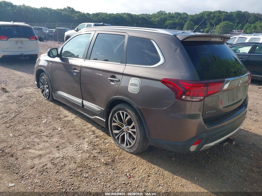 2016 Mitsubishi Outlander VIN JA4JZ4AX8GZ005587 IAAI salvage auction — FRONT END, Junk Bill Of Sale Mv2459 (Wisconsin), sold $375 on 2026-07-22 (photo 3)