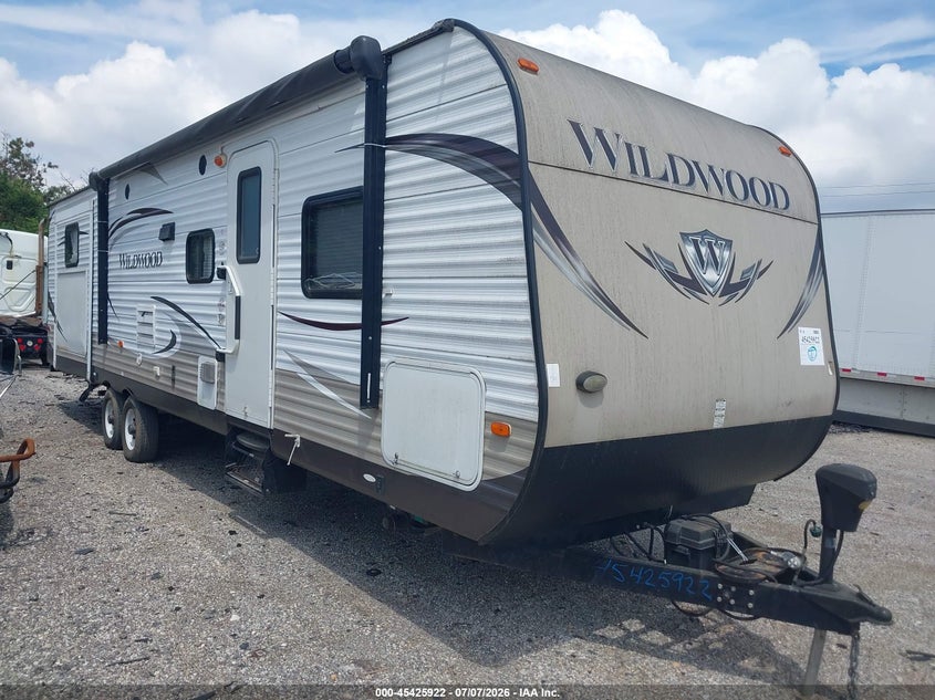 2015 Wildwood Other VIN 4X4TWDG22FA254252 IAAI salvage auction — UNKNOWN, Salvage (Indiana), sold $700 on 2026-07-22 (photo 1)