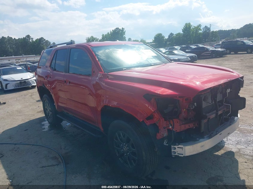2025 Toyota 4runner VIN JTEVA5BR6S5017687 IAAI salvage auction — FRONT END, Salvage (Minnesota), sold $19,100 on 2026-08-01 (photo 1)