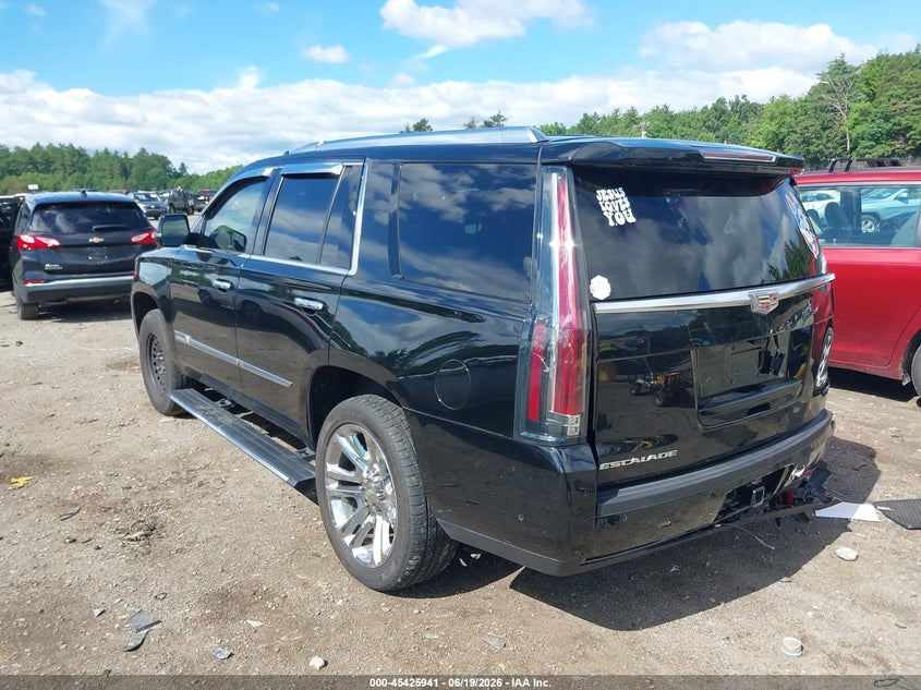 2019 Cadillac Escalade VIN 1GYS4CKJ1KR305598 IAAI salvage auction — RIGHT REAR, Salvage (Massachusetts), sold $9,750 on 2026-08-21 (photo 3)