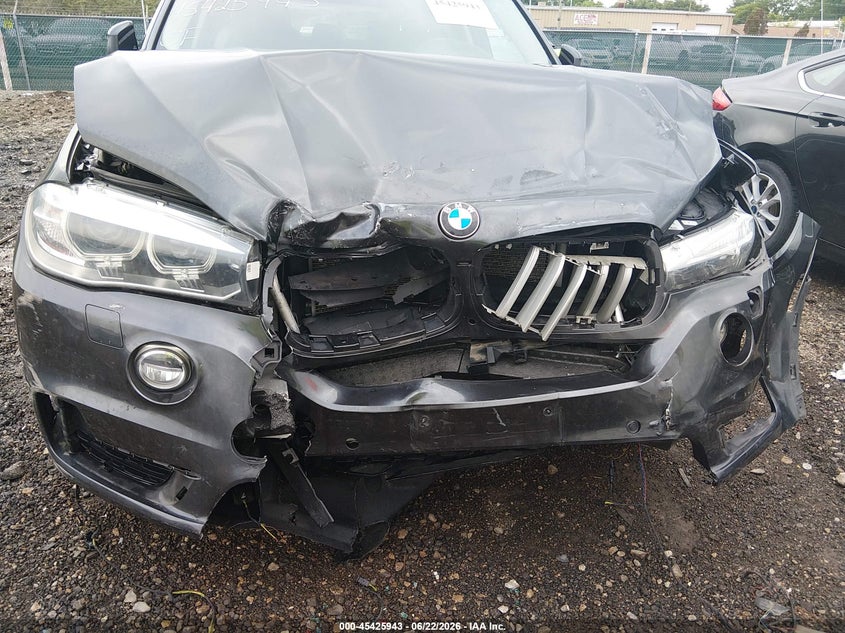 2015 BMW X5 VIN 5UXKR0C55F0P17734 IAAI salvage auction — FRONT END, Salvage Title, sold $1,800 on 2026-07-22 (photo 6)