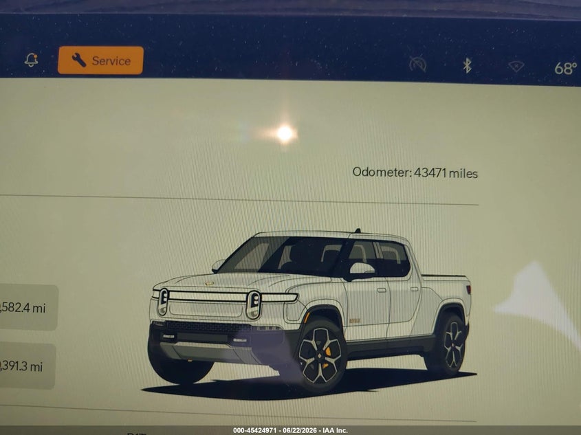 2022 Rivian R1t VIN 7FCTGAAA3NN013254 IAAI salvage auction — REAR END, Salvage (California), sold $23,550 on 2026-07-25 (photo 7)