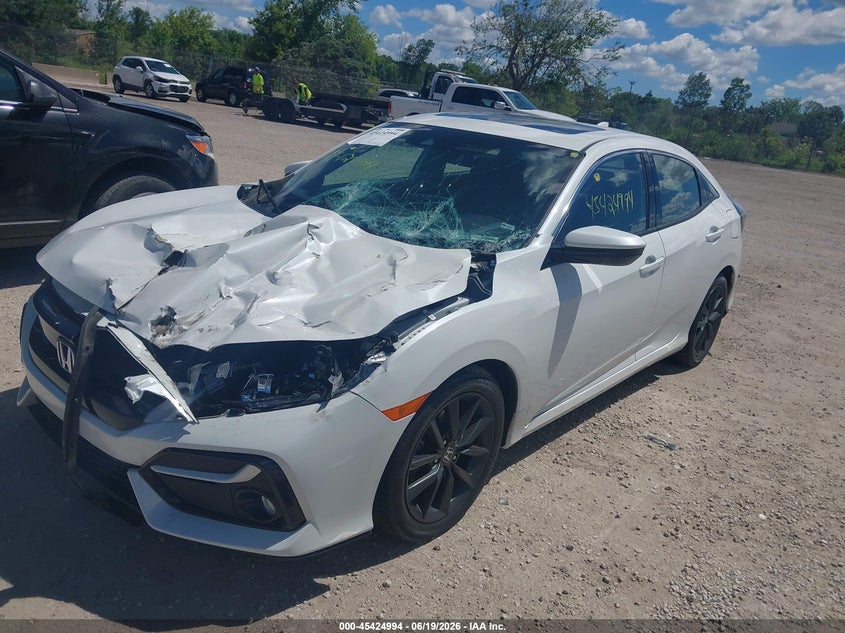 2021 Honda Civic VIN SHHFK7H65MU202540 IAAI salvage auction — FRONT END, Salvage (Indiana), sold $5,100 on 2026-07-31 (photo 2)