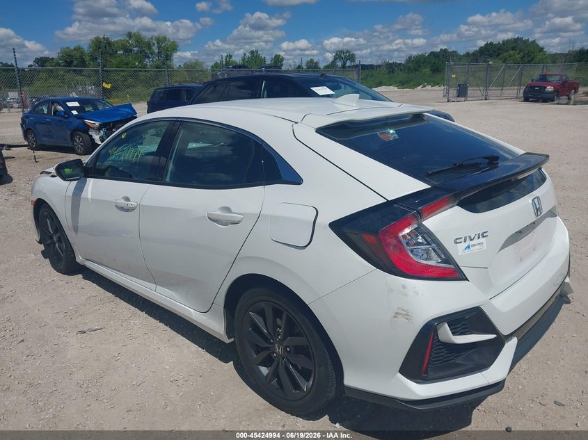 2021 Honda Civic VIN SHHFK7H65MU202540 IAAI salvage auction — FRONT END, Salvage (Indiana), sold $5,100 on 2026-07-31 (photo 3)