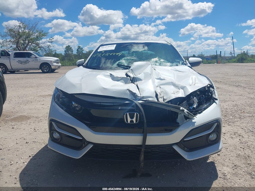2021 Honda Civic VIN SHHFK7H65MU202540 IAAI salvage auction — FRONT END, Salvage (Indiana), sold $5,100 on 2026-07-31 (photo 6)