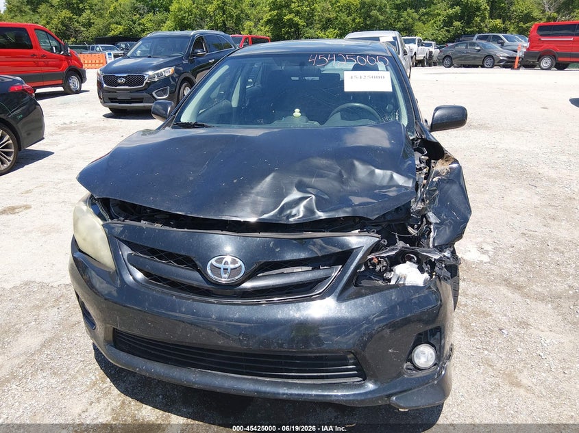 2012 Toyota Corolla VIN 5YFBU4EE2CP043774 IAAI salvage auction — FRONT END, Original (Kentucky), sold $825 on 2026-07-31 (photo 6)