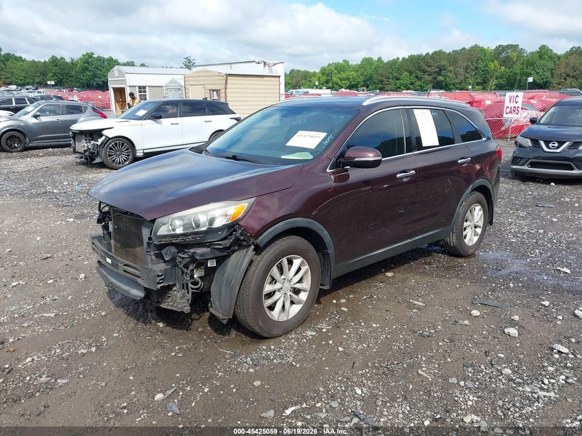 2016 Kia Sorento VIN 5XYPG4A32GG075068 IAAI salvage auction — FRONT END, Salvage (Georgia), sold $1,225 on 2026-07-31 (photo 2)