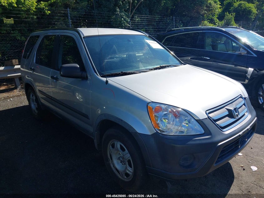 2006 Honda Cr-v VIN JHLRD68546C022608 IAAI salvage auction — REAR END, Salvage (North Carolina), sold $825 on 2026-07-16 (photo 1)