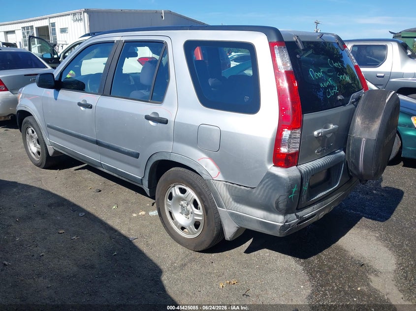 2006 Honda Cr-v VIN JHLRD68546C022608 IAAI salvage auction — REAR END, Salvage (North Carolina), sold $825 on 2026-07-16 (photo 3)