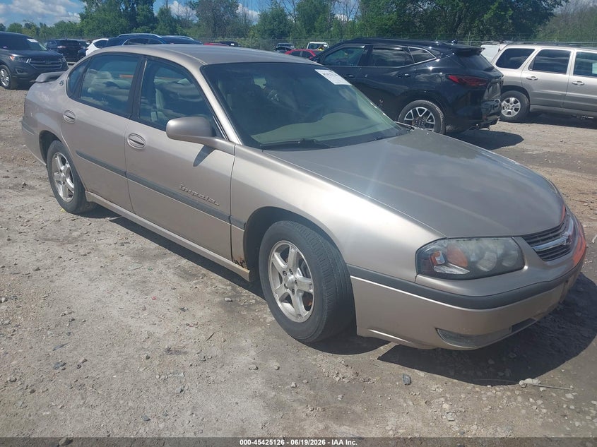 2003 Chevrolet Impala VIN 2G1WH52K939436119 IAAI salvage auction — FRONT END, Clear (Wisconsin), sold $275 on 2026-07-09 (photo 1)