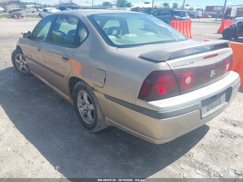 2003 Chevrolet Impala VIN 2G1WH52K939436119 IAAI salvage auction — FRONT END, Clear (Wisconsin), sold $275 on 2026-07-09 (photo 3)