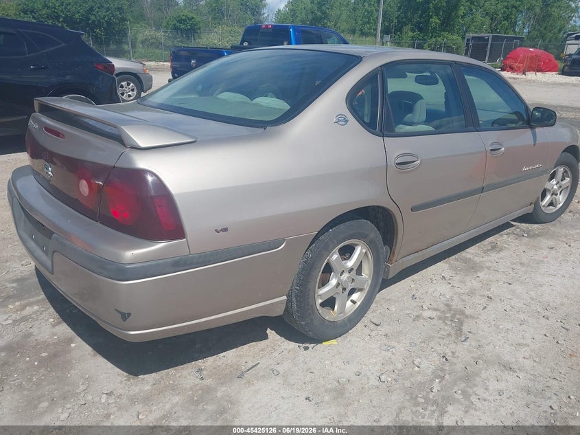 2003 Chevrolet Impala VIN 2G1WH52K939436119 IAAI salvage auction — FRONT END, Clear (Wisconsin), sold $275 on 2026-07-09 (photo 4)