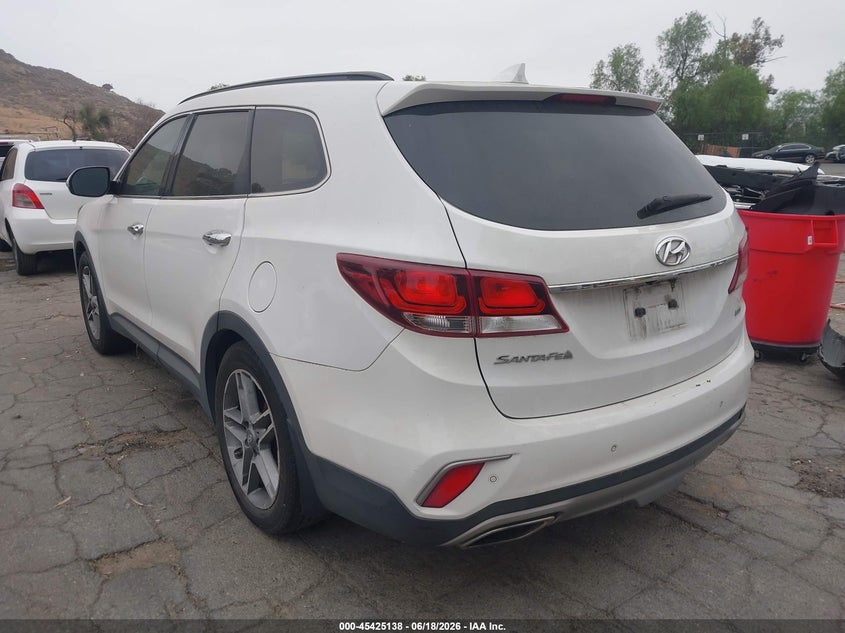 2017 Hyundai Santa fe VIN KM8SR4HF5HU196645 IAAI salvage auction — NORMAL WEAR, Clear - Dealer Only (California), sold $4,000 on 2026-07-07 (photo 3)