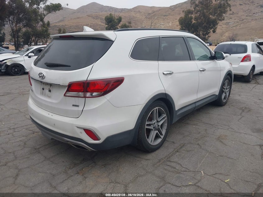 2017 Hyundai Santa fe VIN KM8SR4HF5HU196645 IAAI salvage auction — NORMAL WEAR, Clear - Dealer Only (California), sold $4,000 on 2026-07-07 (photo 4)