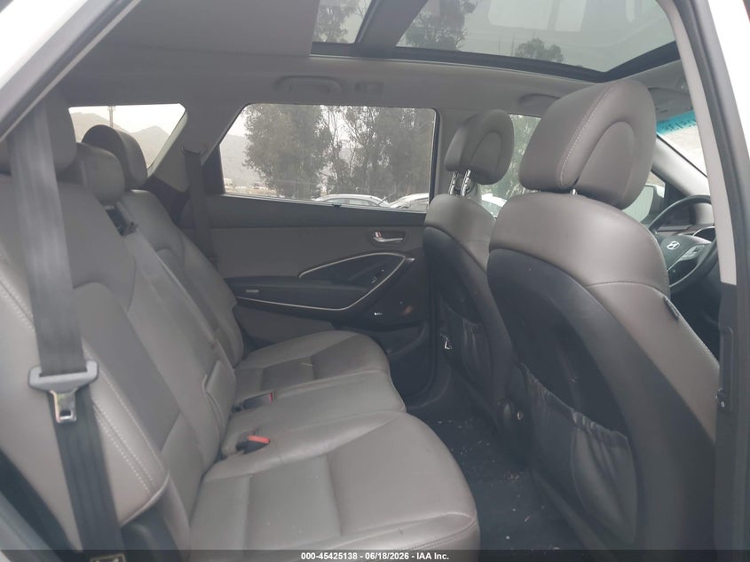 2017 Hyundai Santa fe VIN KM8SR4HF5HU196645 IAAI salvage auction — NORMAL WEAR, Clear - Dealer Only (California), sold $4,000 on 2026-07-07 (photo 8)