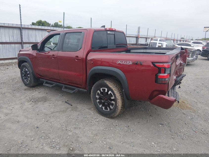 2022 Nissan Navara (frontier) VIN 1N6ED1EK6NN664255 IAAI salvage auction — REAR END, Salvage (Arkansas), sold $11,600 on 2026-07-29 (photo 3)
