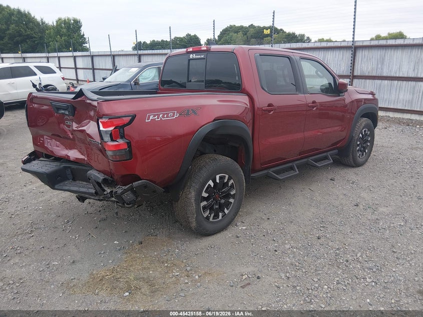 2022 Nissan Navara (frontier) VIN 1N6ED1EK6NN664255 IAAI salvage auction — REAR END, Salvage (Arkansas), sold $11,600 on 2026-07-29 (photo 4)
