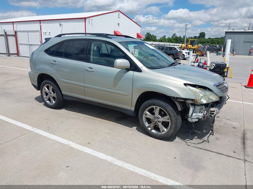 2006 Lexus Rx 400h VIN JTJHW31U960015588 IAAI salvage auction — FRONT END, Clear (Indiana), sold $825 on 2026-07-18 (photo 1)