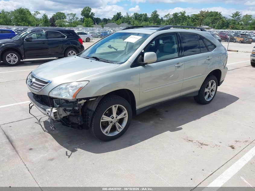 2006 Lexus Rx 400h VIN JTJHW31U960015588 IAAI salvage auction — FRONT END, Clear (Indiana), sold $825 on 2026-07-18 (photo 2)