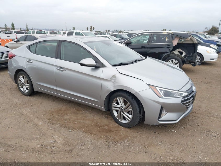 2020 Hyundai Elantra VIN 5NPD84LF7LH617923 IAAI salvage auction — LEFT SIDE, Salvage (California), sold $2,300 on 2026-07-30 (photo 1)
