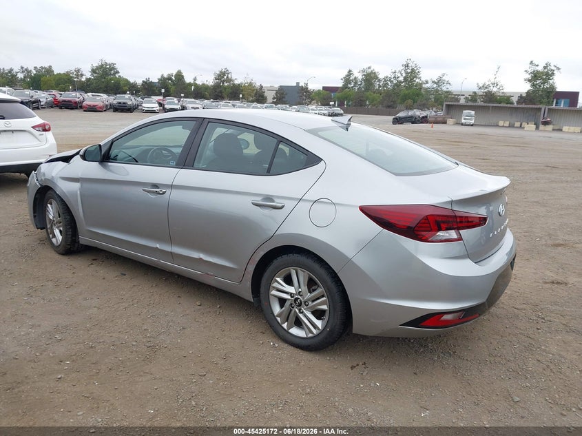 2020 Hyundai Elantra VIN 5NPD84LF7LH617923 IAAI salvage auction — LEFT SIDE, Salvage (California), sold $2,300 on 2026-07-30 (photo 3)