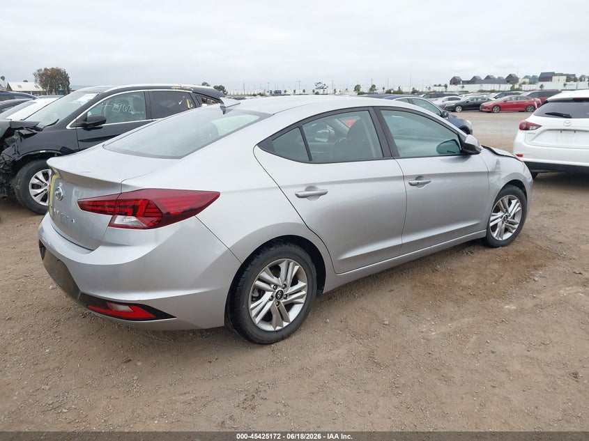 2020 Hyundai Elantra VIN 5NPD84LF7LH617923 IAAI salvage auction — LEFT SIDE, Salvage (California), sold $2,300 on 2026-07-30 (photo 4)