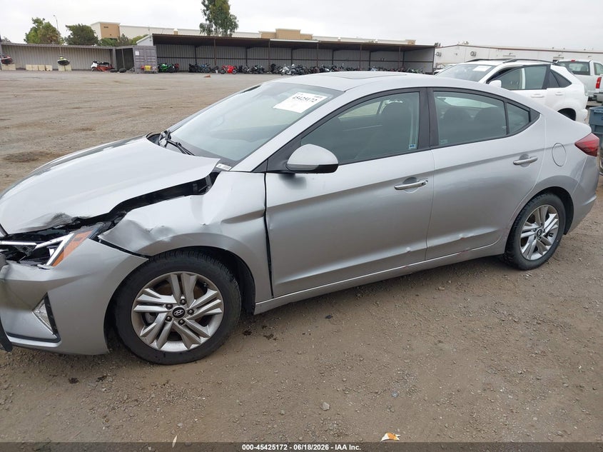 2020 Hyundai Elantra VIN 5NPD84LF7LH617923 IAAI salvage auction — LEFT SIDE, Salvage (California), sold $2,300 on 2026-07-30 (photo 6)