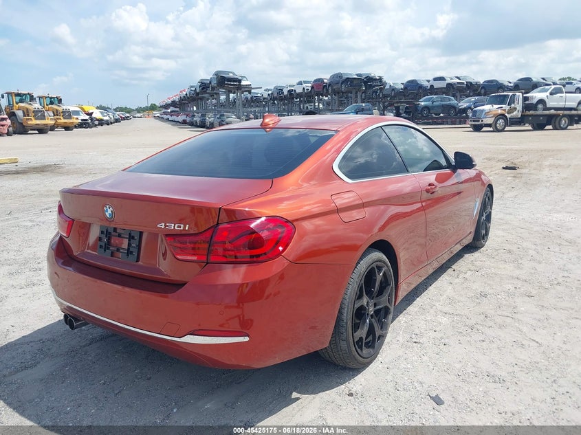 2018 BMW 4er VIN WBA4W3C54JAB87215 IAAI salvage auction — FRONT END, Rebuildable (Florida), sold $4,650 on 2026-07-28 (photo 4)