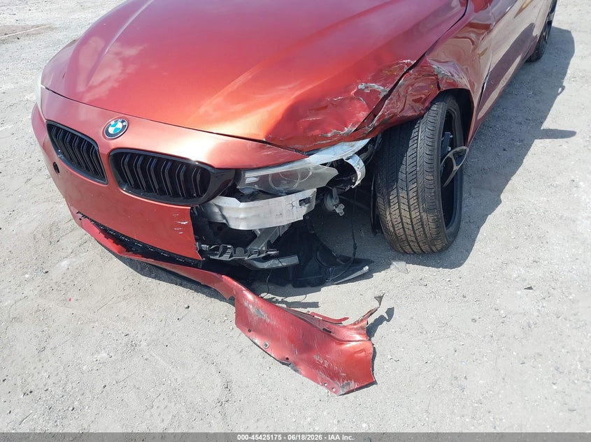 2018 BMW 4er VIN WBA4W3C54JAB87215 IAAI salvage auction — FRONT END, Rebuildable (Florida), sold $4,650 on 2026-07-28 (photo 6)