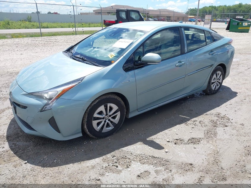 2017 Toyota Prius VIN JTDKBRFU5H3053515 IAAI salvage auction — RIGHT FRONT, Junk Bill Of Sale Mv2459 (Wisconsin), sold $2,975 on 2026-07-16 (photo 2)